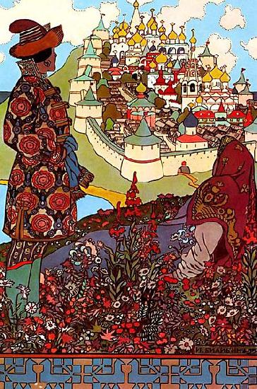 Ivan Bilibin The Island of Buyan 1905